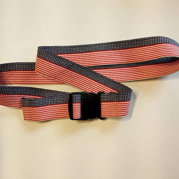 SKIL-CARE Gait Belt  American Flag pattern  2" wide   60" long  Made in USA  EXC - Picture 1 of 7